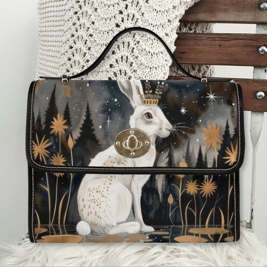 White Hare Satchel Bag