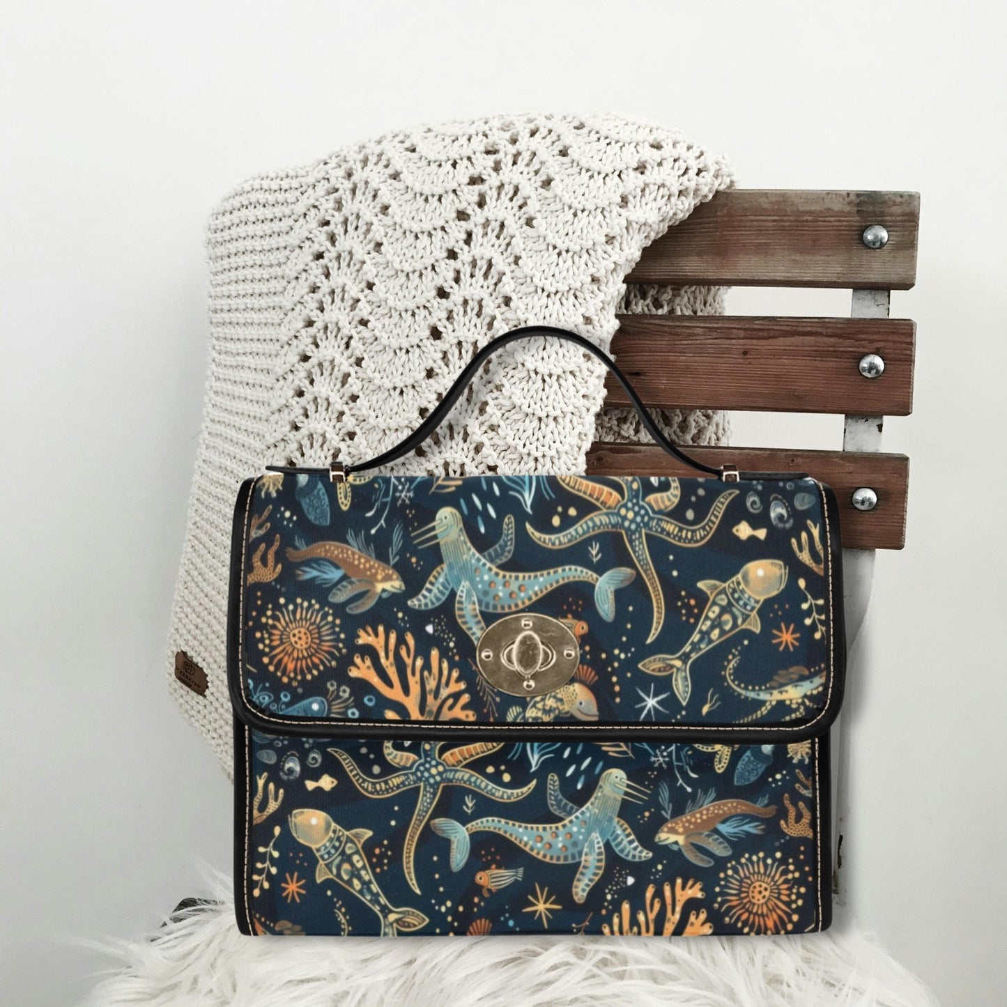 Beneath The Sea Satchel Bag