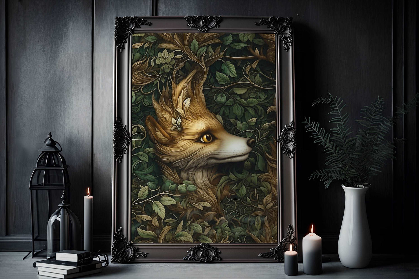 Mystic Forest Fox Art Print