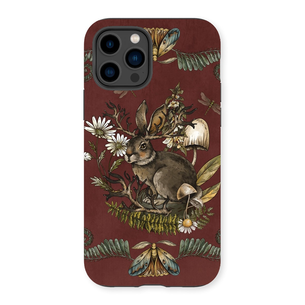 Dark Academia Rabbit Tough Phone Case