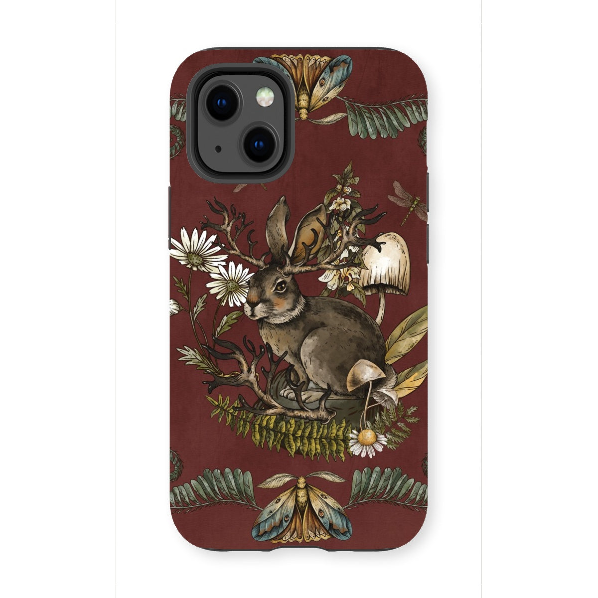 Dark Academia Rabbit Tough Phone Case