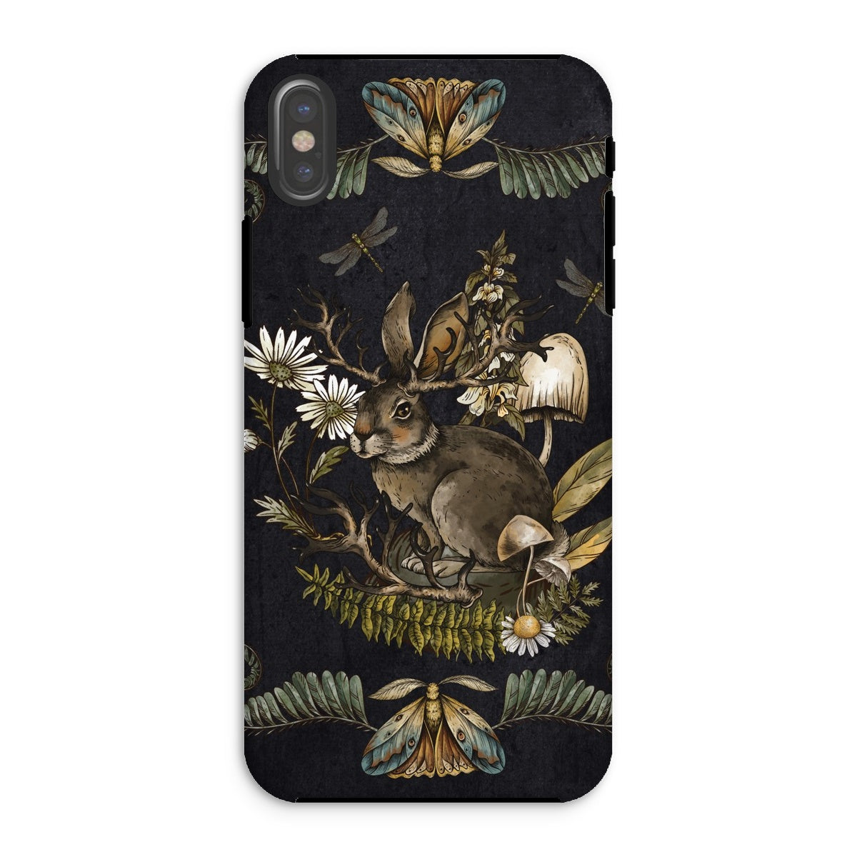 Dark Academia Rabbit Tough Phone Case