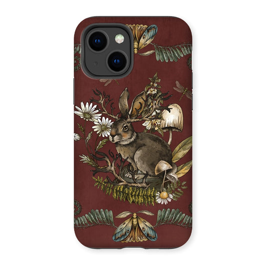 Dark Academia Rabbit Tough Phone Case