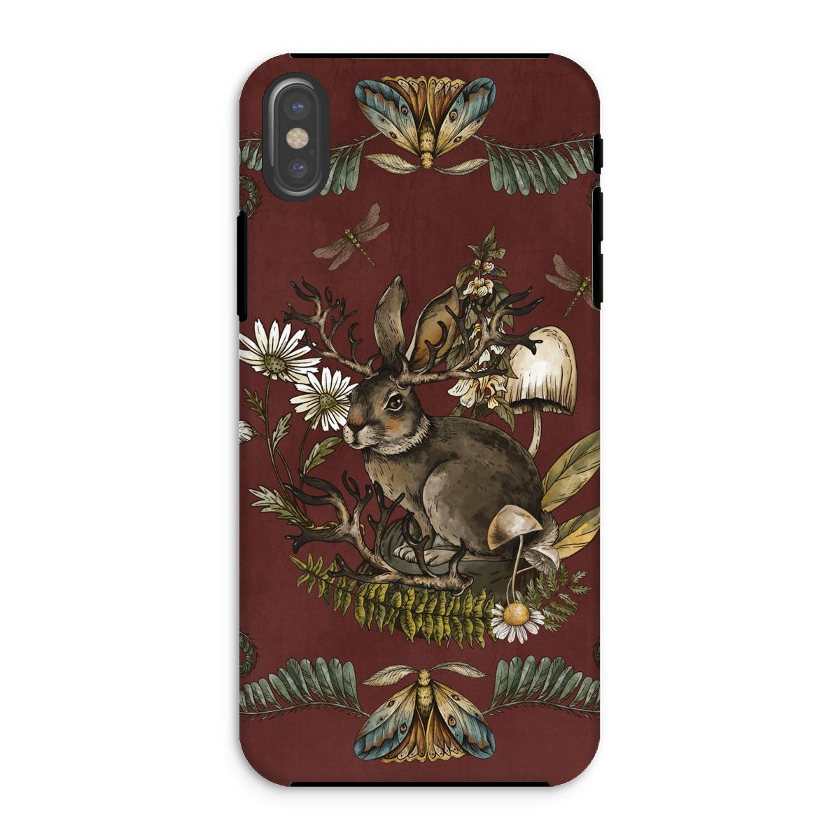 Dark Academia Rabbit Tough Phone Case