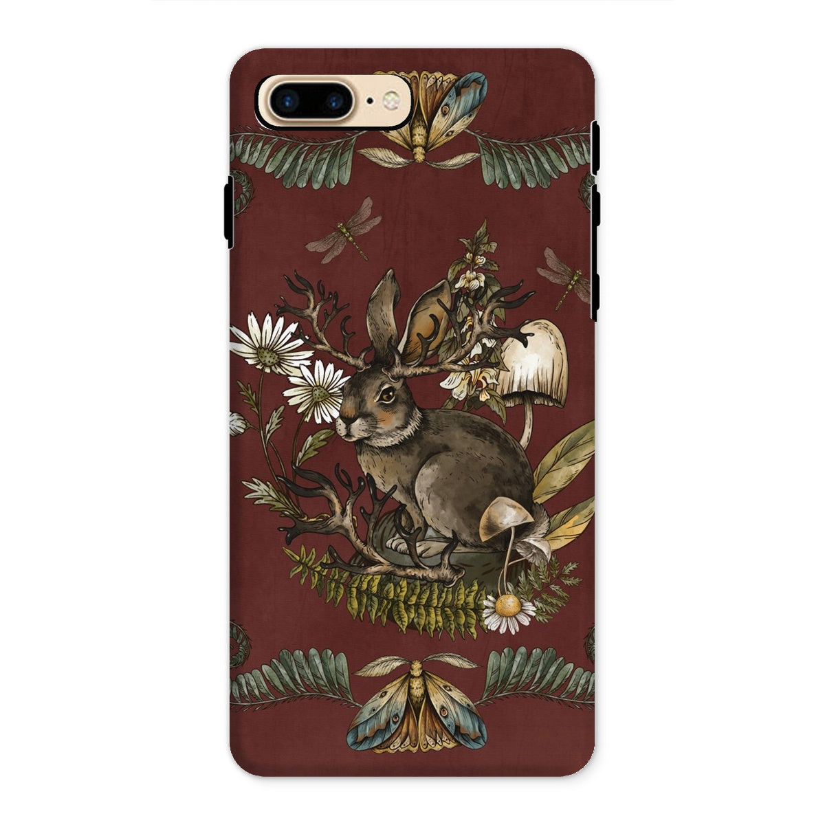 Dark Academia Rabbit Tough Phone Case