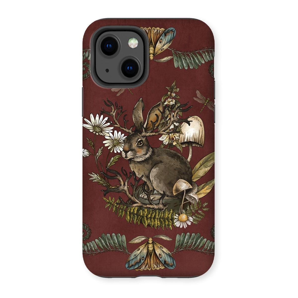 Dark Academia Rabbit Tough Phone Case