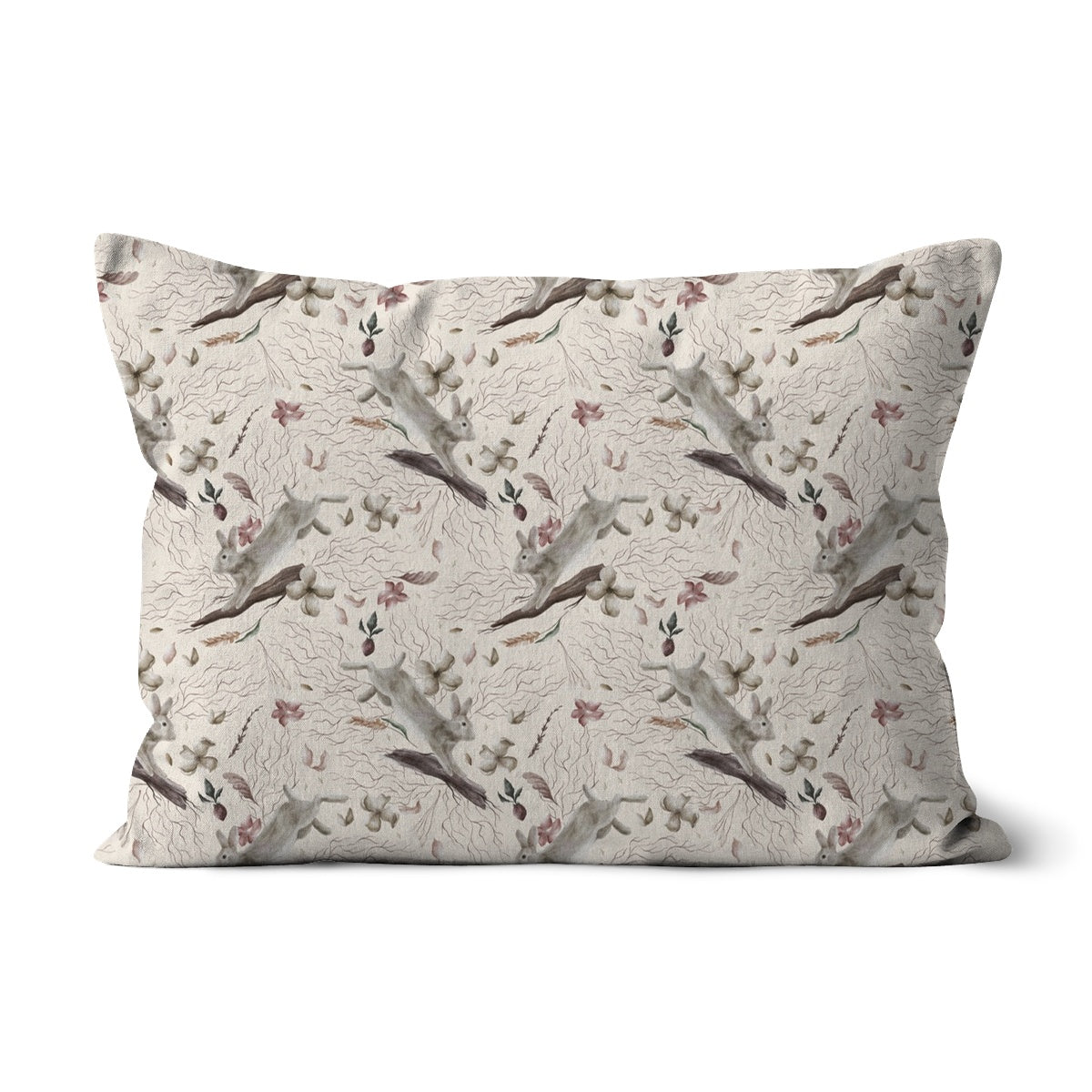 Woodland Rabbit Cushion