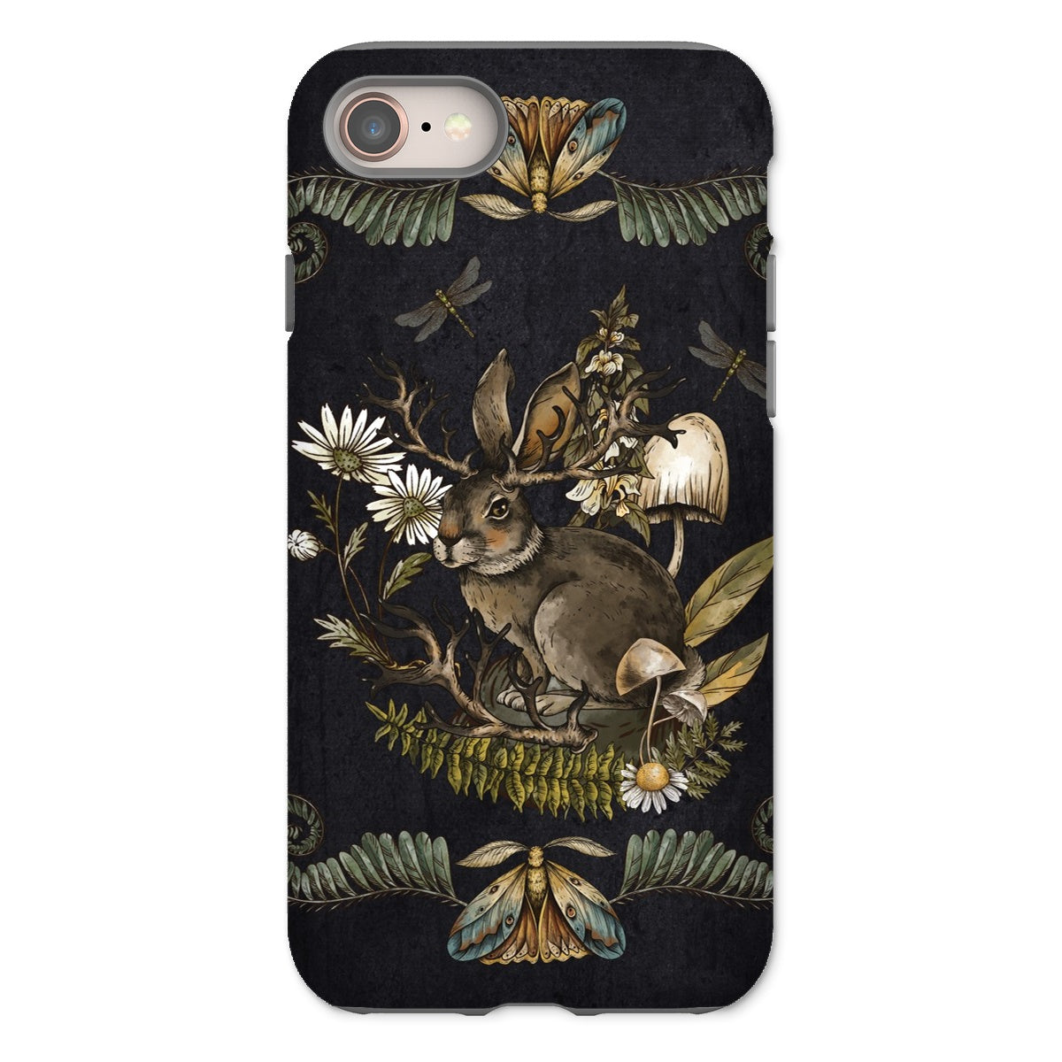 Dark Academia Rabbit Tough Phone Case