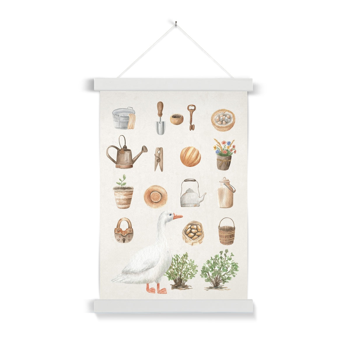 Country Life Hanging Print