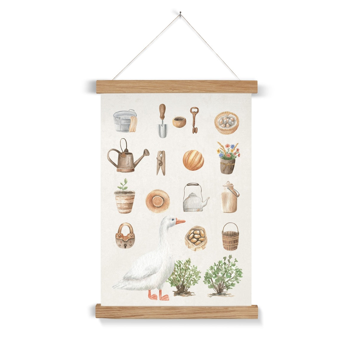 Country Life Hanging Print