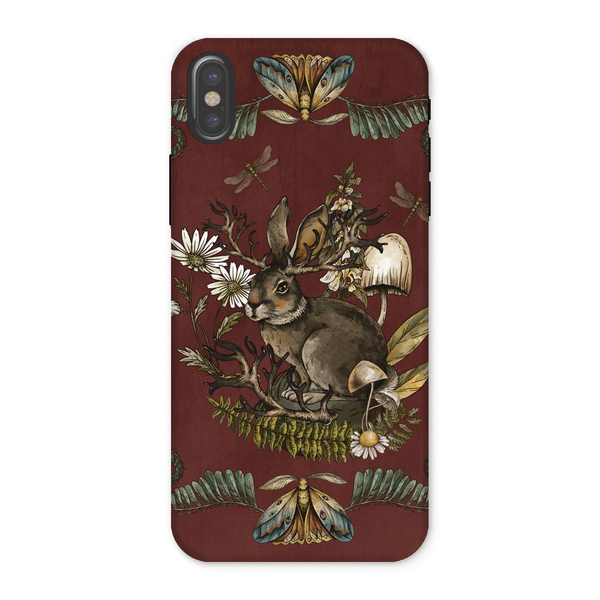 Dark Academia Rabbit Tough Phone Case