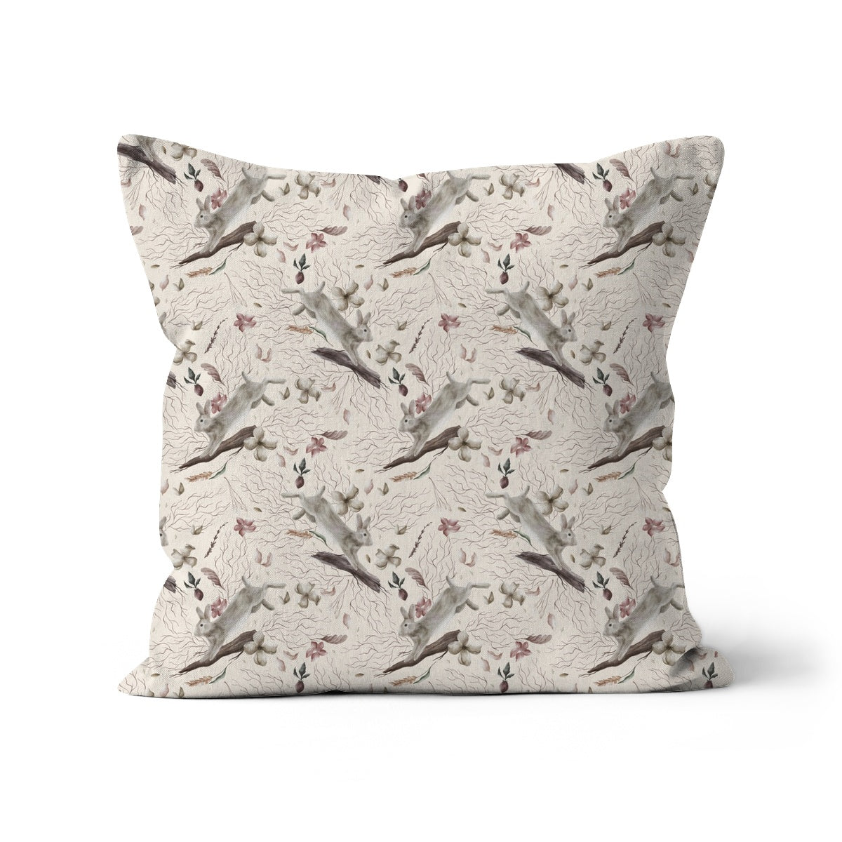 Woodland Rabbit Cushion