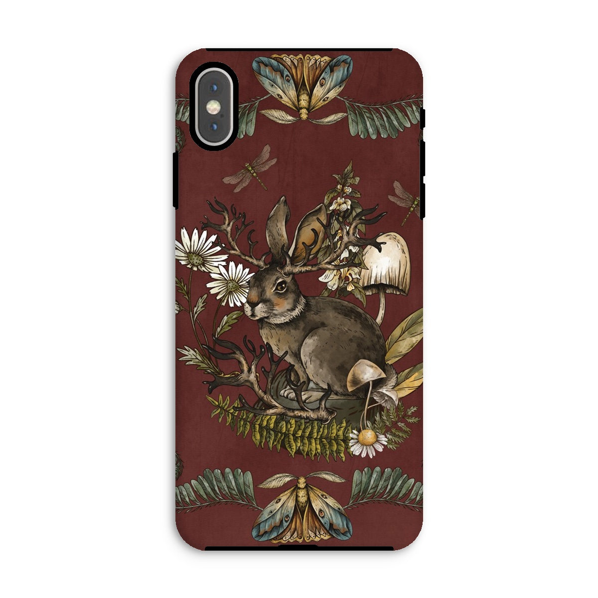 Dark Academia Rabbit Tough Phone Case