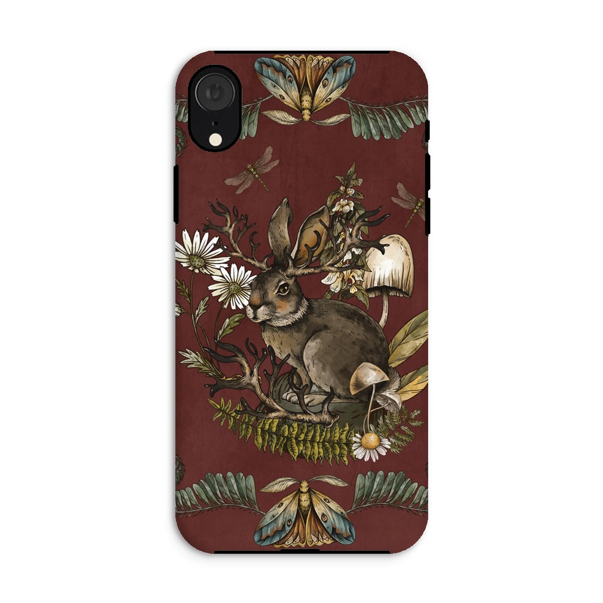 Dark Academia Rabbit Tough Phone Case