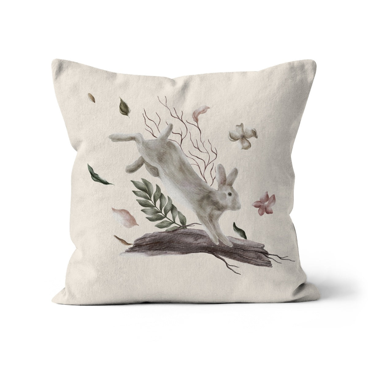 Woodland Rabbit Cushion