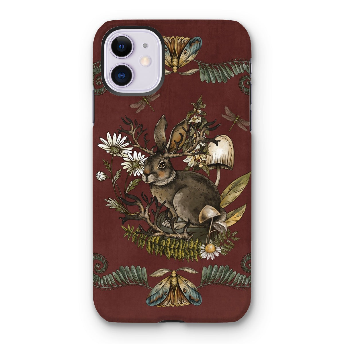 Dark Academia Rabbit Tough Phone Case