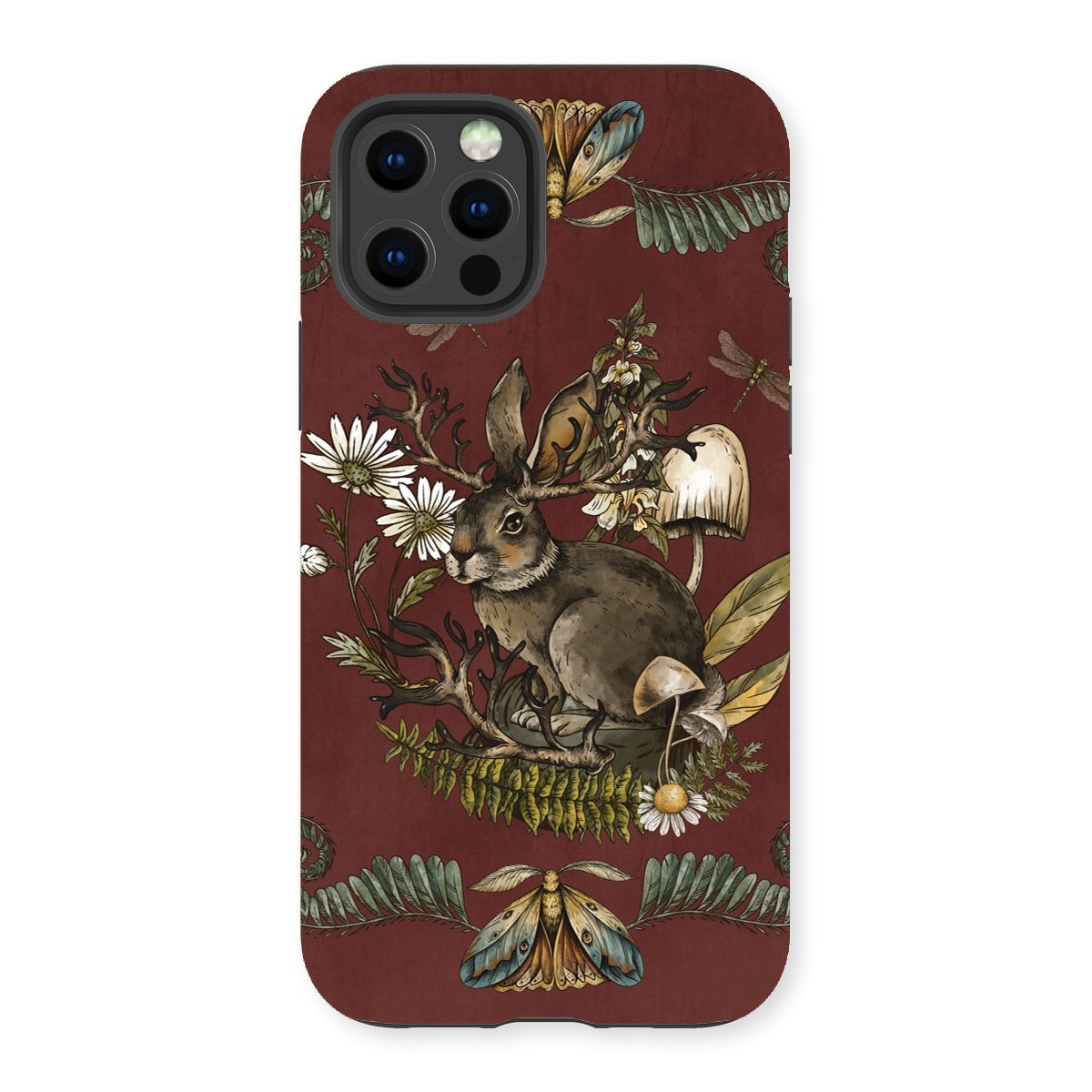 Dark Academia Rabbit Tough Phone Case