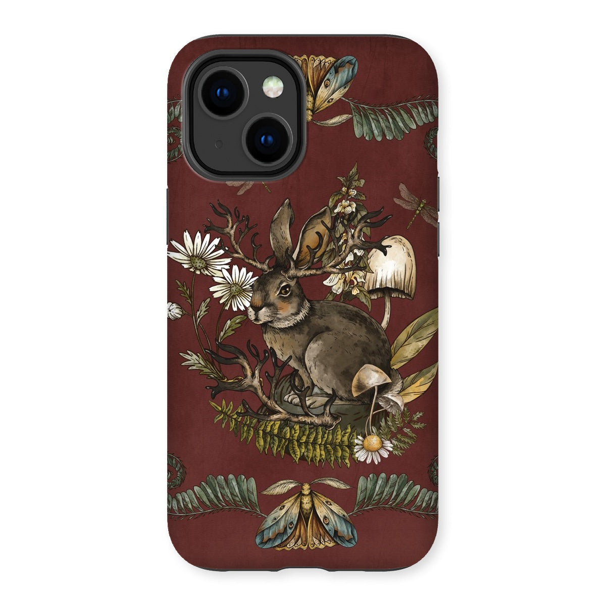 Dark Academia Rabbit Tough Phone Case