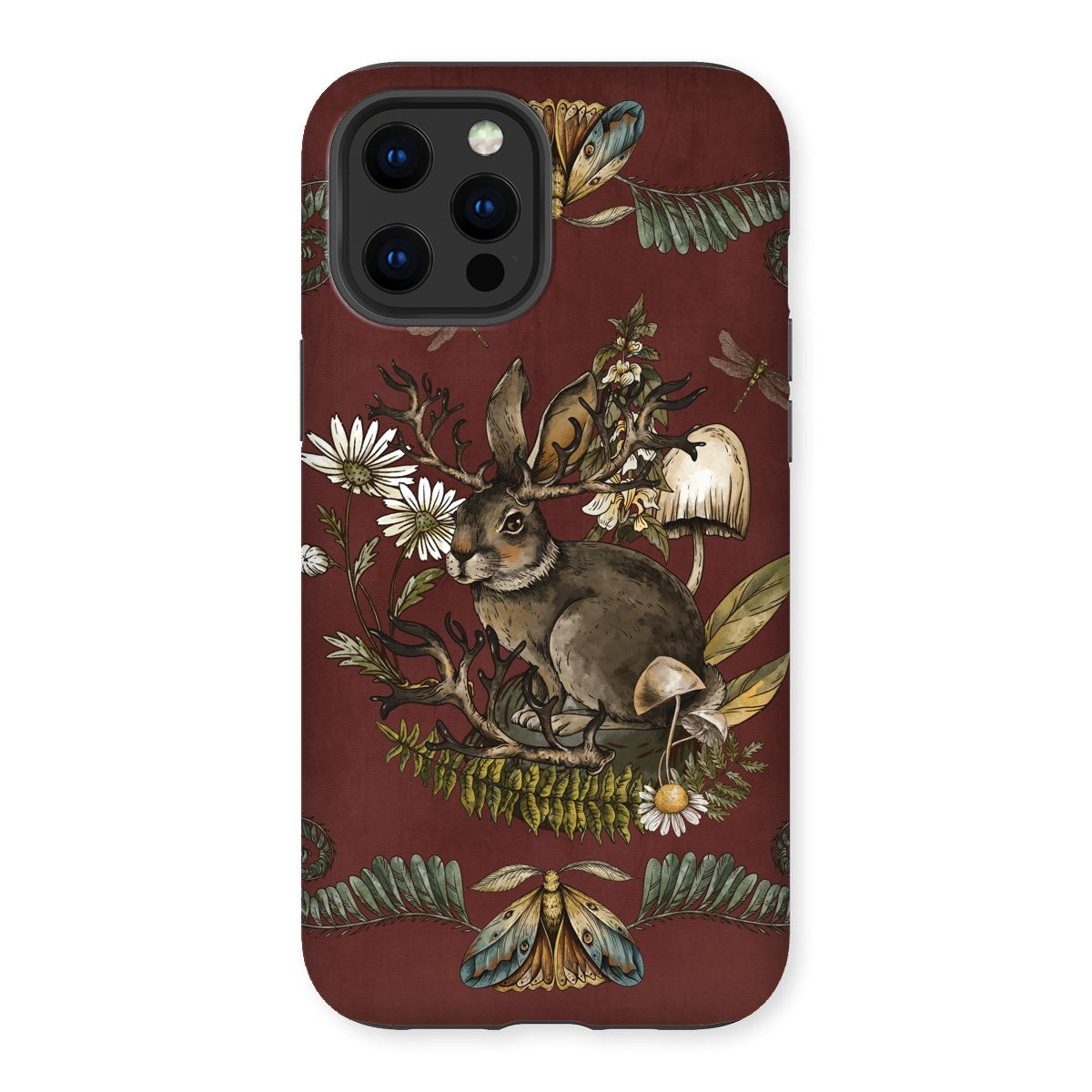 Dark Academia Rabbit Tough Phone Case