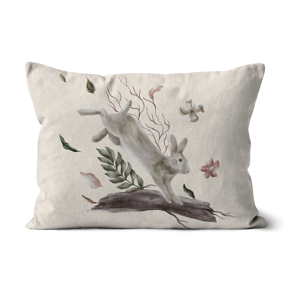 Woodland Rabbit Cushion