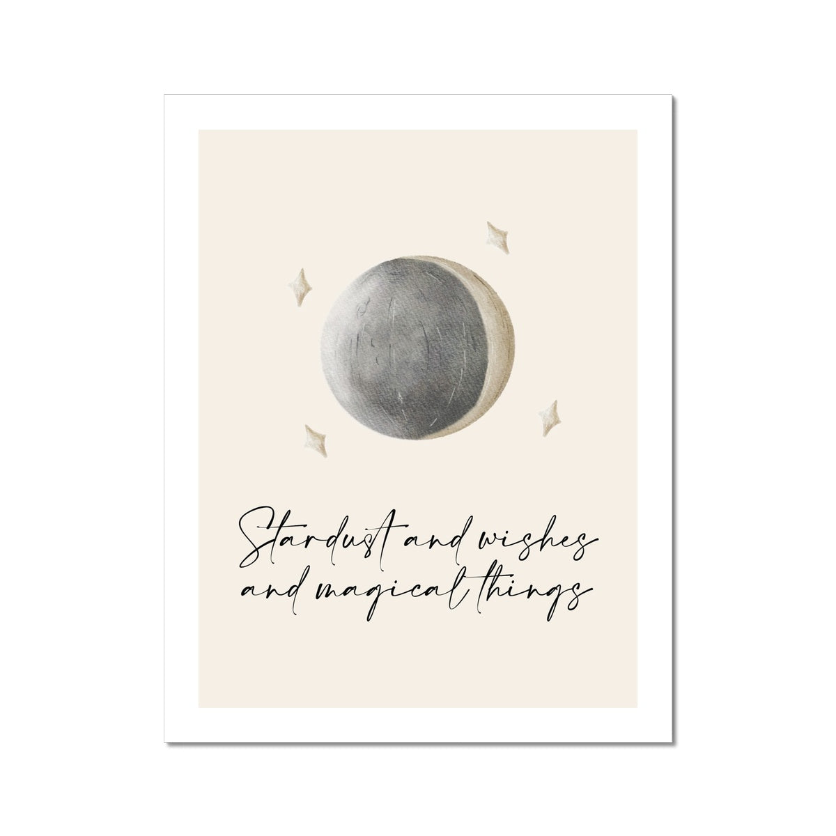 Woodland Moon Art Print