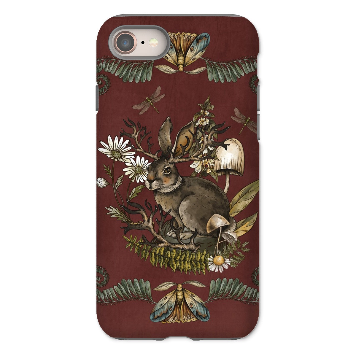 Dark Academia Rabbit Tough Phone Case