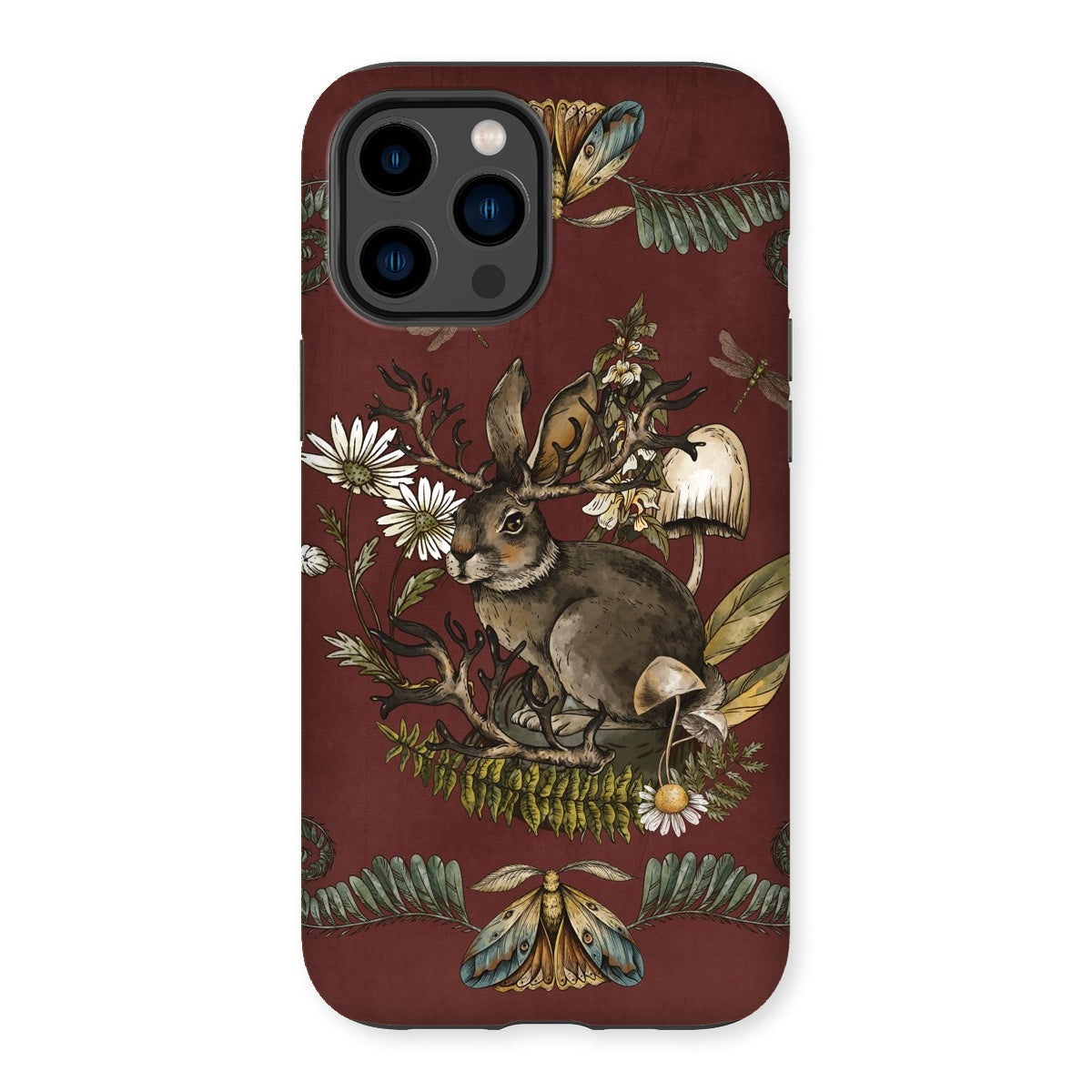 Dark Academia Rabbit Tough Phone Case