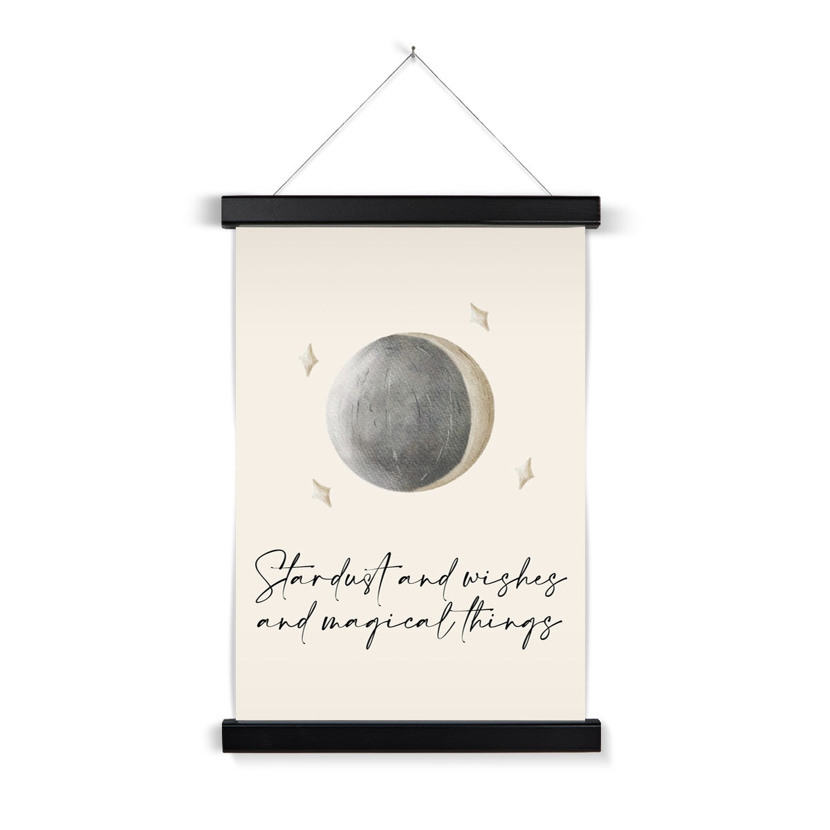 Woodland Moon Art Print with Hanger