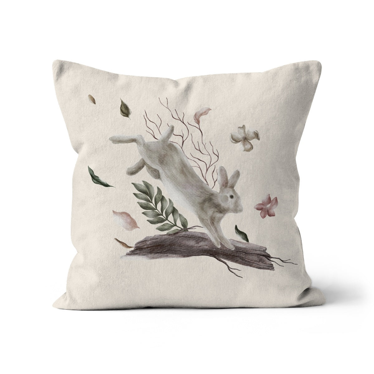 Woodland Rabbit Cushion