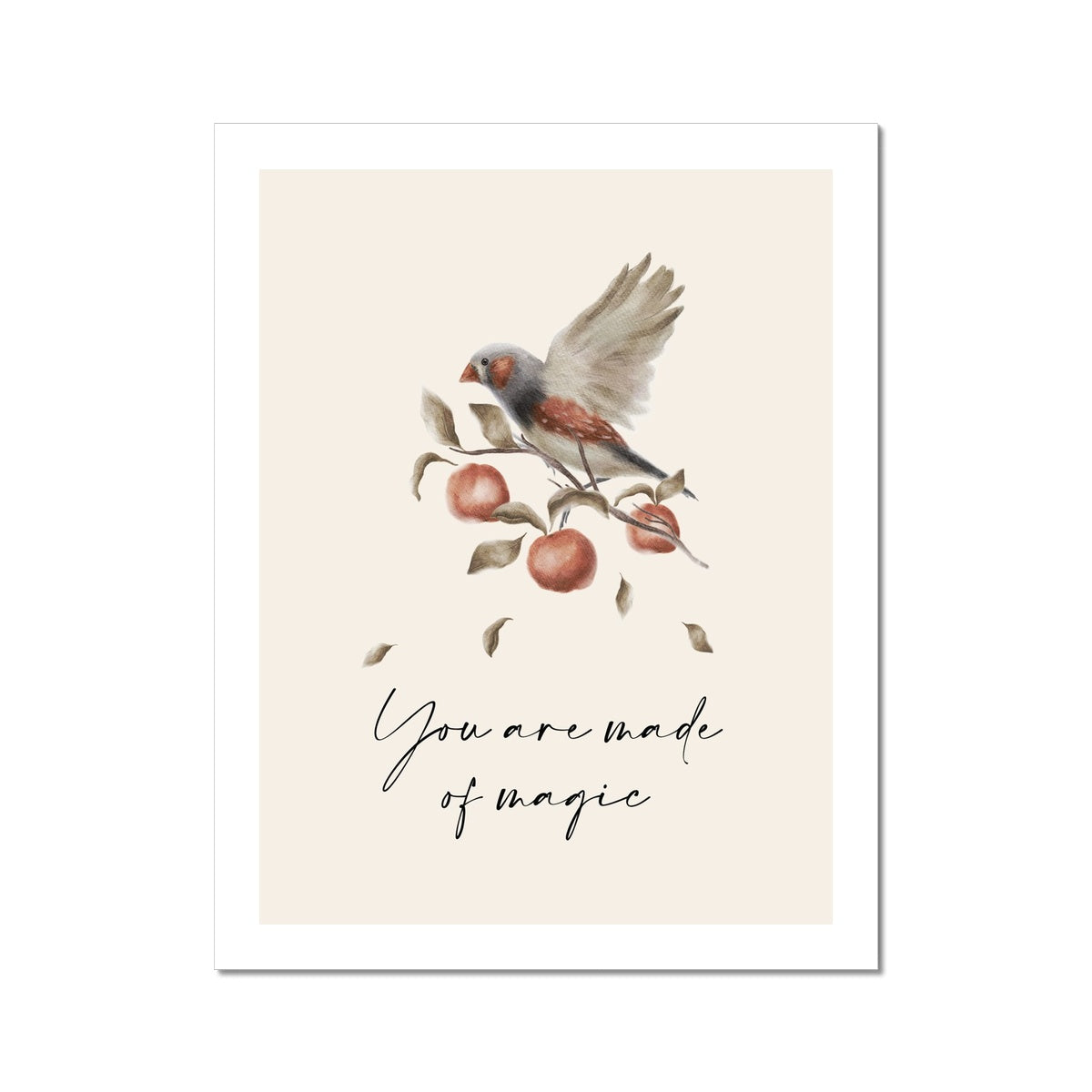 Woodland Bird Art Print