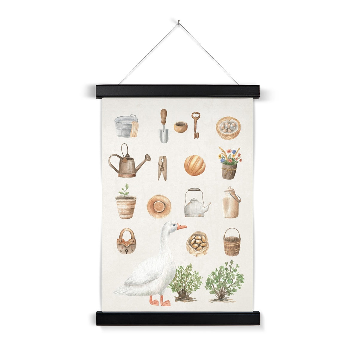 Country Life Hanging Print